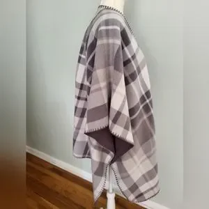 RACHEL Rachel Roy Sweaters Rachel Roy Oversized Plaid Gray